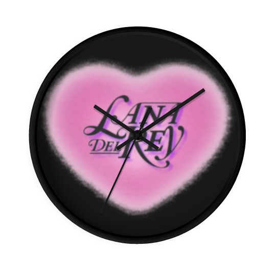 Discover Lana Del Rey Wall Clocks (Pink Heart), Born To Die Wall Clocks