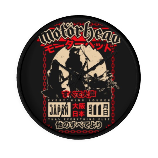Discover Motorhead Wall Clocks: Loud in Osaka