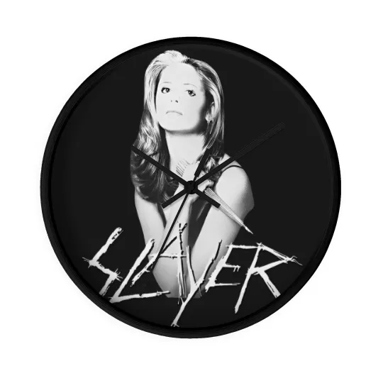Discover Buffy Slayer Wall Clocks Vintage Style Fan Art Christmas Gift Wall Clocks