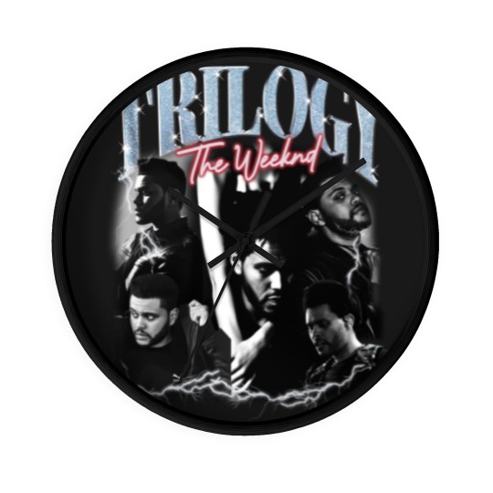 Discover Weeknds Merch Wall Clocks - Music Starboy After Hours, Trilogy, XO Lyrics XOTWOD Weekend