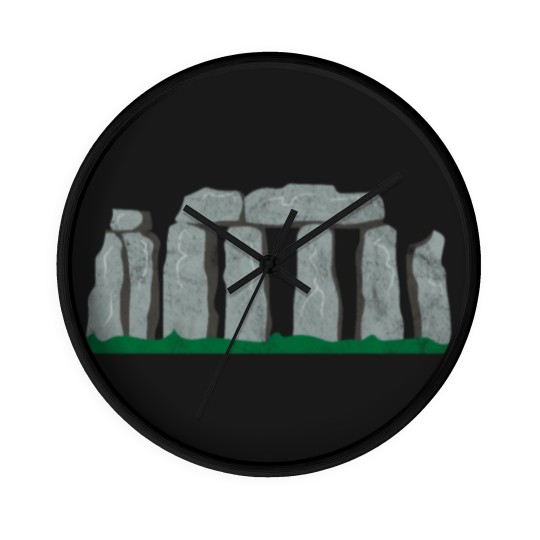 Discover stonehenge gift wiltshire temple sightseeing Wall Clocks