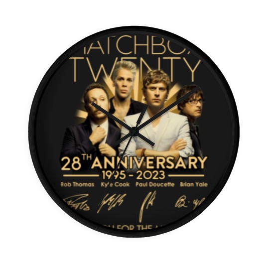 Discover 28 Years Of Matchbox Twenty Band Wall Clocks