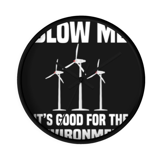 Discover blow me blow me is good for the environment Wall Clocks