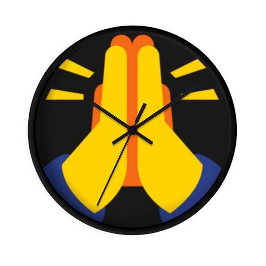 Discover Pray Emojis Wall Clocks