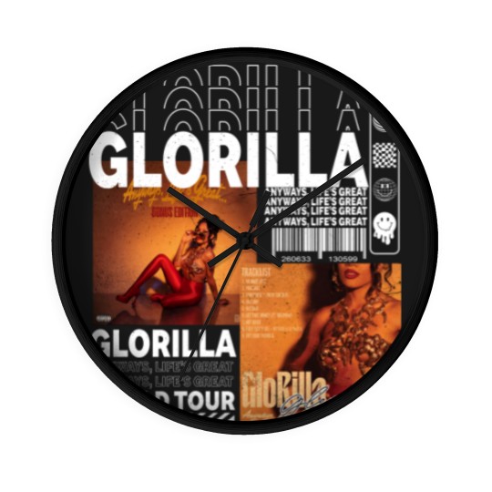 Discover Glorilla Rap Wall Clocks, Hiphop 90s Vintage Merch Hot 97 Summer Jam Tour 2023 Wall Clocks