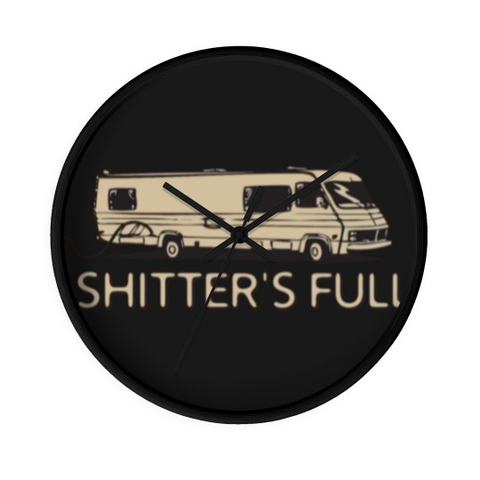 Discover SHITTERS FULL Wall Clocks
