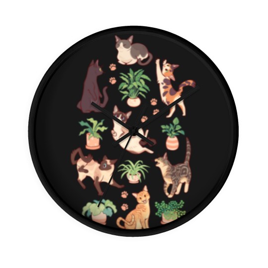 Discover Cozy michis in beige - Cat - Wall Clocks