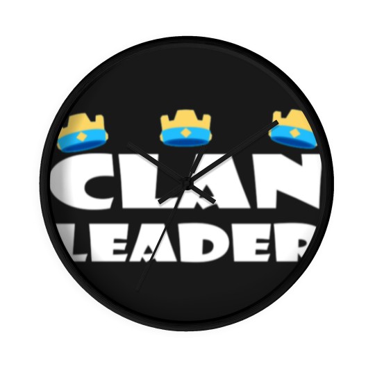 Discover Clash Of Clans Clan Leader - Perfect for COC fans and Clash Royale Fansfunny Wall Clocks