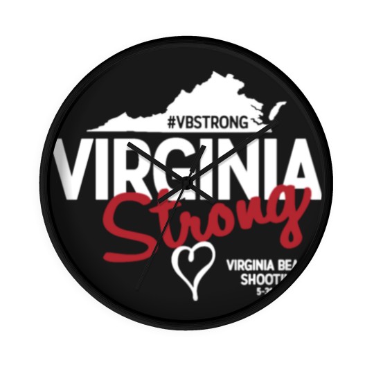 Discover Virginia Beach Strong Wall Clocks