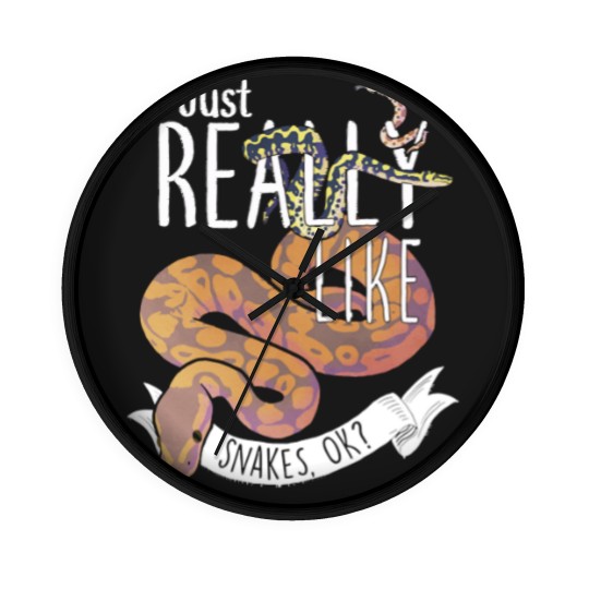 Discover Snake I Just Really Like Snakes, O K Wall Clocks