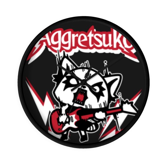 Discover Aggretsuko Rocker Rage Wall Clocks Wall Clocks Wall Clocks