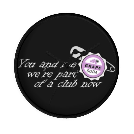 Discover Up; Grape Soda Pin Wall Clocks