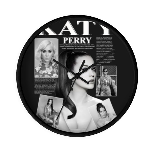 Discover Katy Perry Music Wall Clocks, Katy Perry Music Pop Wall Clocks, Katy Perry Concert 2023 Retro Gift