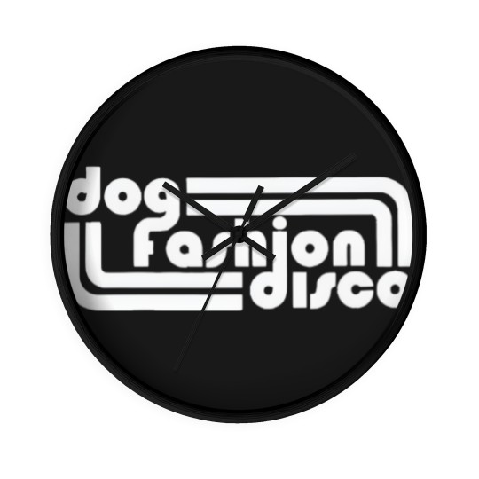 Discover Dog Fashion Disco Wall Clocks