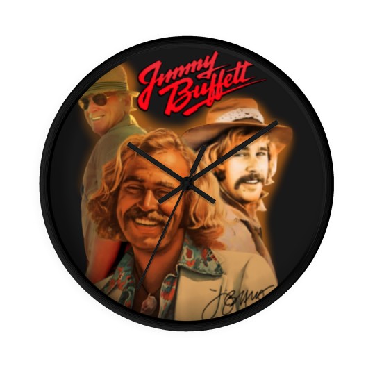 Discover Music Tour Wall Clocks Jimmy Buffett 2023 Tour Wall Clocks
