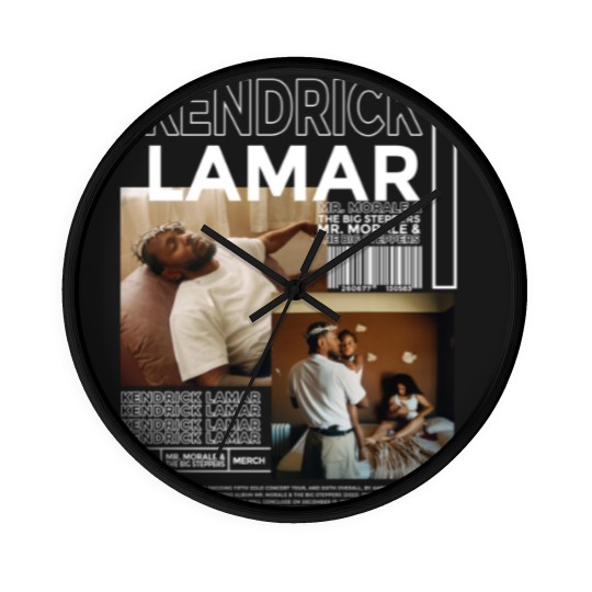 Discover Vintage Style Kendrick Lamar Wall Clocks, Kendrick Lamar Vintage 90s Wall Clocks