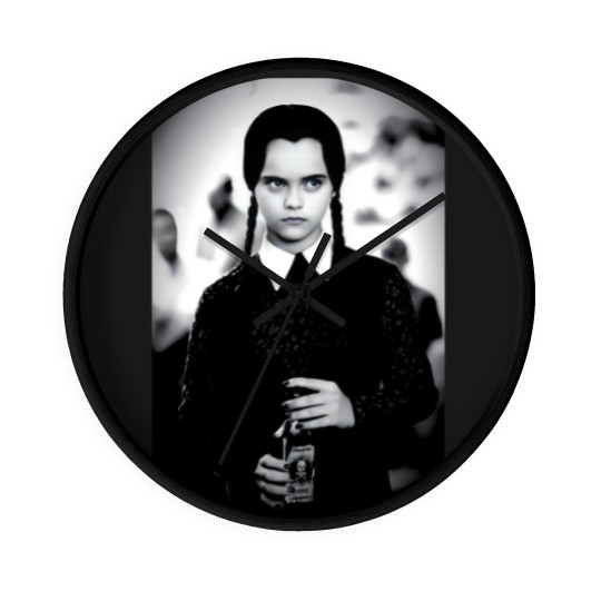 Discover Wednesday Addams Poison Horror Movie Wall Clocks