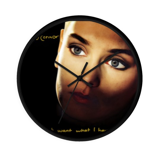 Discover RIP Sinead O'Connor Wall Clocks, Sinead O'Connor I Do No Want What I Haven't Got Wall Clocks