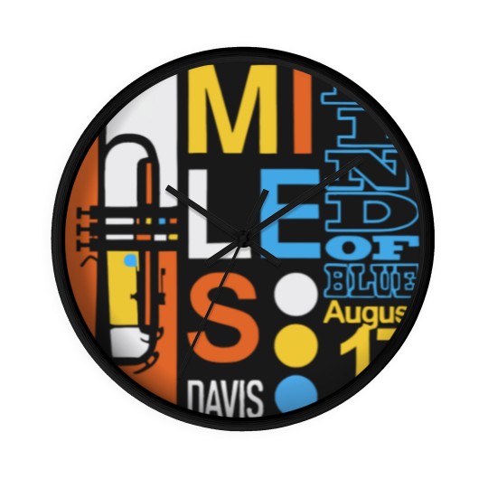 Discover Miles Davis Kind Of Blue Wall Clocks - John Coltrane - Blue Note Records