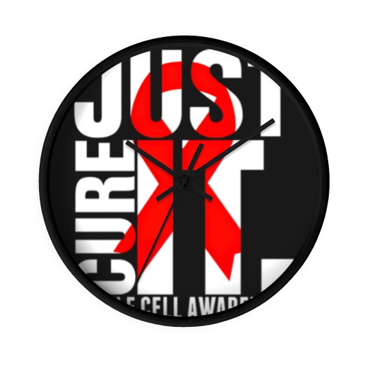 Discover Just Cure It Sickle Cell Awareness Wall Clocks Wall Clocks