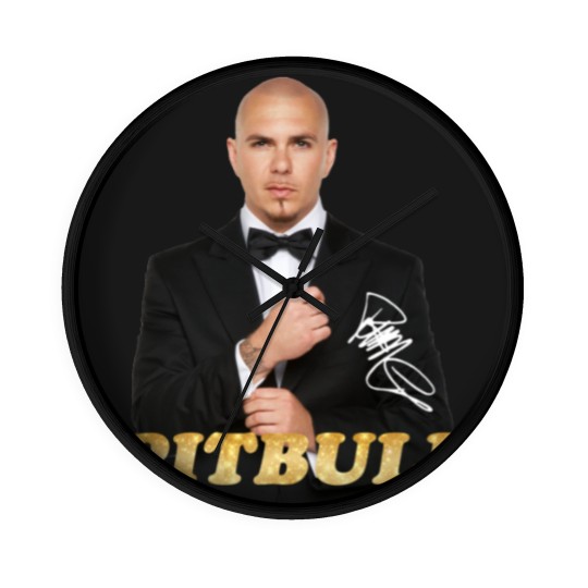Discover Pitbull Rapper 2023 with Signature Wall Clocks