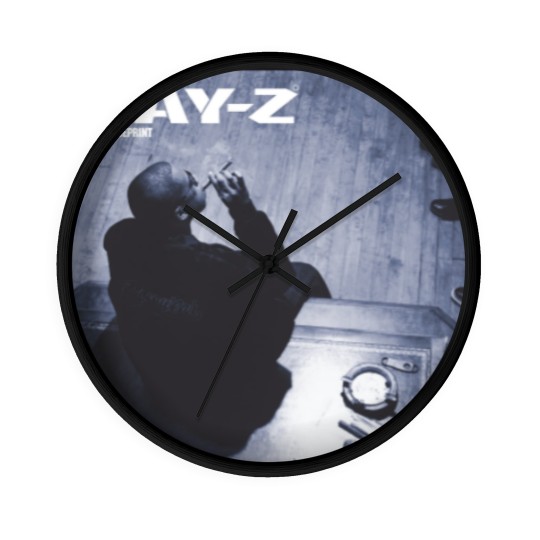 Discover Jay Z Album Cover Graphic Wall Clocks Wall Clocks