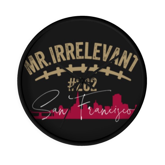 Discover Mr Irrelevant Wall Clocks, San Francisco Brock Purdy Wall Clocks