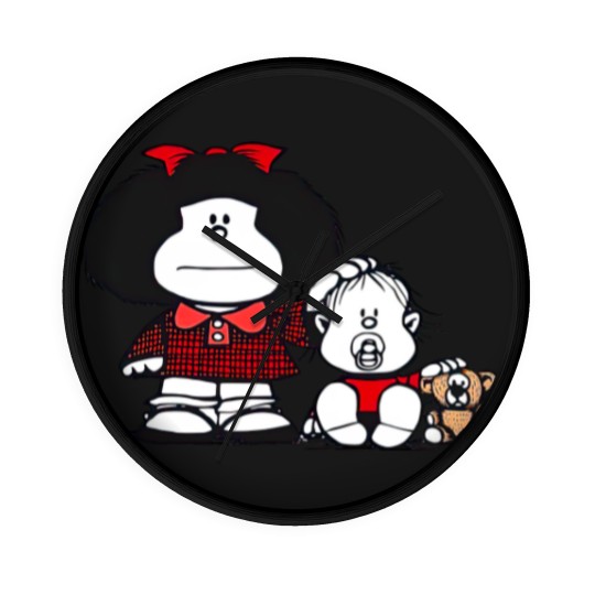 Discover Hermanos - Mafalda Feminista Frases Humor - Wall Clocks