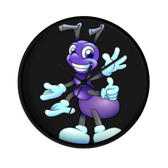 Discover cartoon ant Wall Clocks