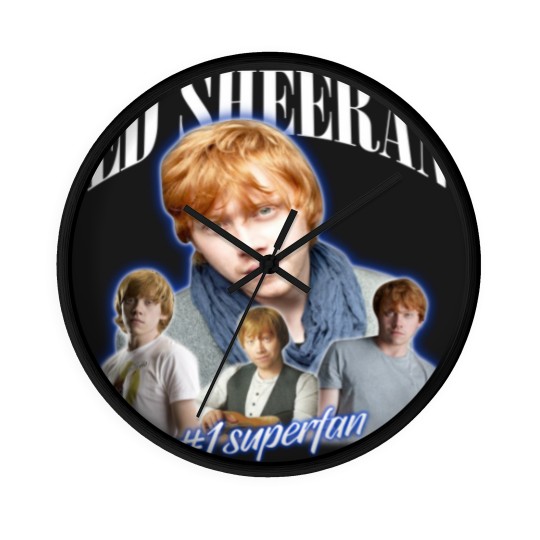 Discover Vintage E.d She.Eran #1 Supe.rfan Unisex Wall Clocks, E.d Sheer.an 2023 Tour Wall Clocks