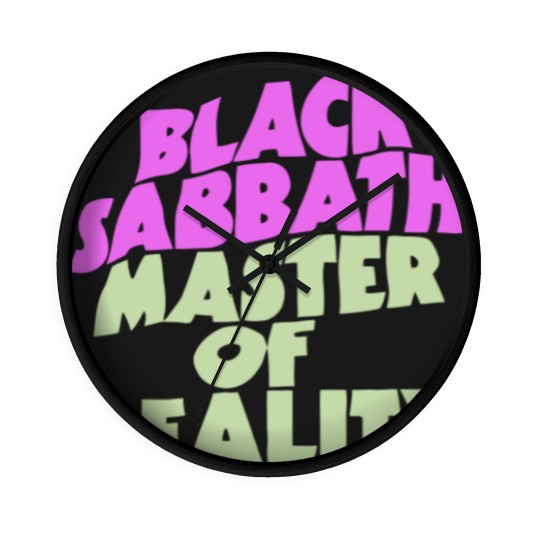 Discover Men Black Sabbath Master Of Reality Particular Wall Clocks Wall Clocks
