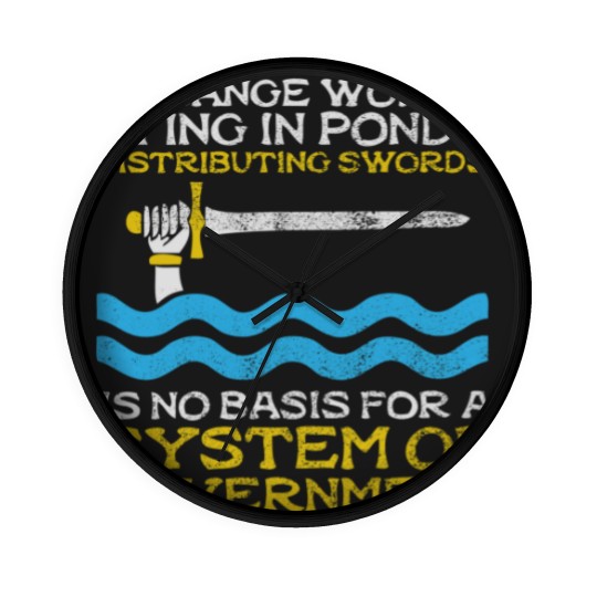 Discover Monty Python System Of Government - Distressed Look Wall Clocks