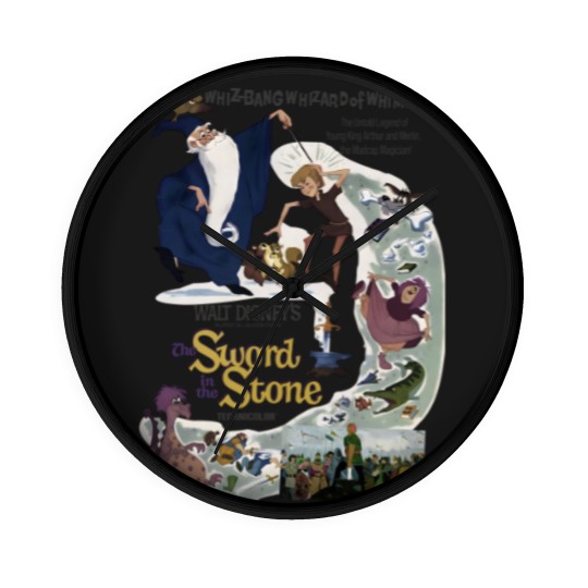 Discover The Sword In The Stone Wall Clocks