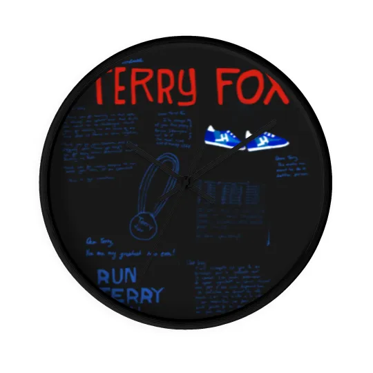 Discover Ryan Reynolds Terry Fox Wall Clocks for men women, Terry Fox Run Wall Clocks