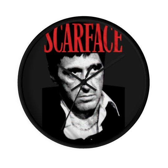 Discover Scarface Tony Montana Movie Wall Clocks