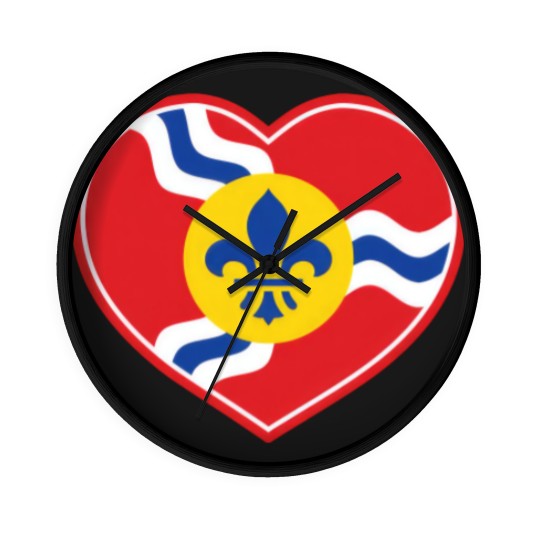 Discover I Heart Saint Louis - St Louis - Wall Clocks