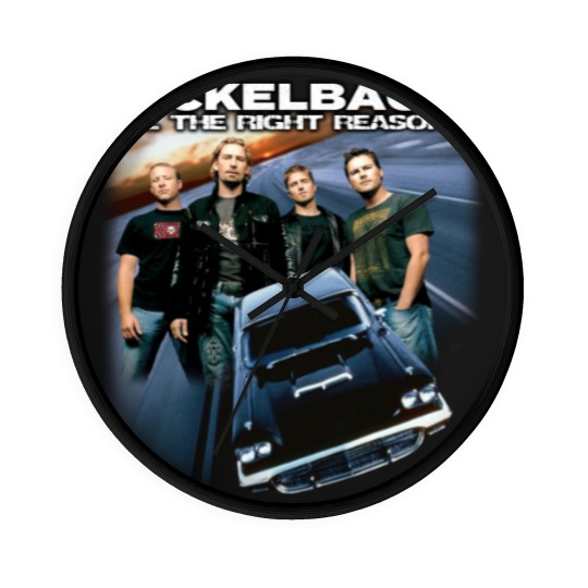 Discover Nickelback Music Wall Clocks, Vintage Get Rollin' Tour 2023 Tickets Album All the Right Reasons