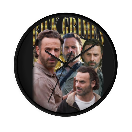 Discover Rick Grimes Vintage Wall Clocks, Gift For Women and Man Unisex Wall Clocks