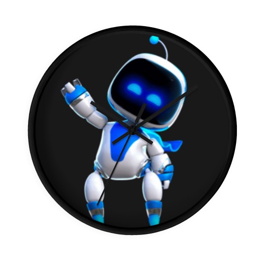 Discover astros playroom game  astrobot Wall Clocks