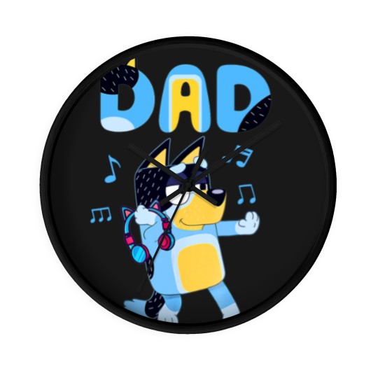 Discover Funny blues Dad Mum Father_s Day Wall Clocks