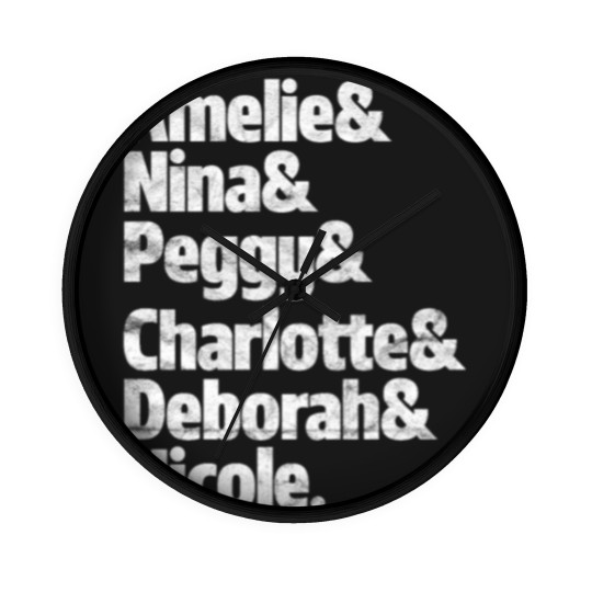 Discover Techno Amelie & Nina & Peggy & Charlotte & Deborah Wall Clocks