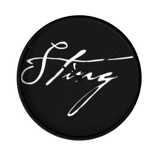 Discover Sting Logo Wall Clocks, Sting Vintage Music Wall Clocks