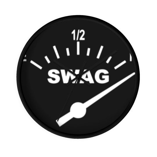 Discover Swag Gauge Modern Cool Soft Cotton swag Wall Clocks