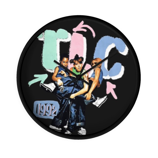 Discover TLC Wall Clocks, XL, 1992 Vintage