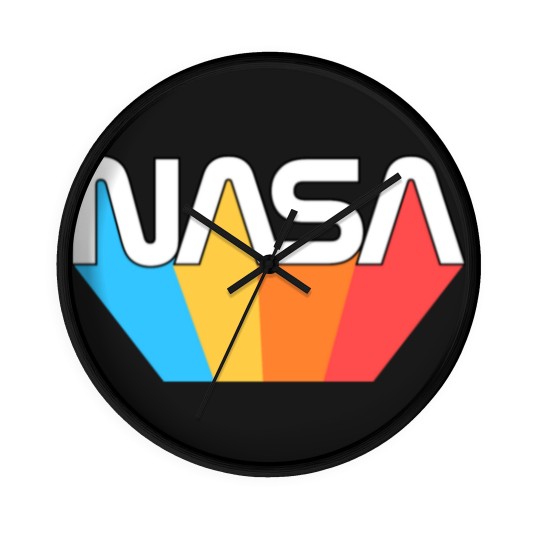 Discover NASA Rainbow Prism Logo Wall Clocks