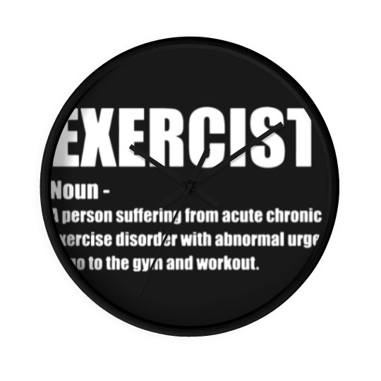 Discover Exercise - Exercist Noun - Exercise - Wall Clocks