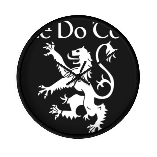 Discover Beer Please In Scots Gaelic Wall Clocks | Lion Rampant Of Scotland Gifts | Scottish Heritage Wall Clocks