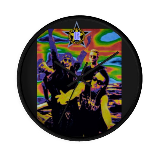 Discover 90s U2 Irish Rock Band Alternative Indie Zooropa Tour 1993 Wall Clocks