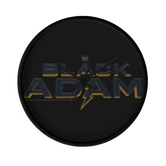 Discover Black Adam Wall Clocks, Black Adam 2022 Movie Wall Clocks, Super Hero Black Adam