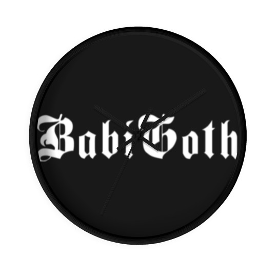 Discover BabiGoth Gothic Pastel Goth Nu Goth Soft Goth Wall Clocks